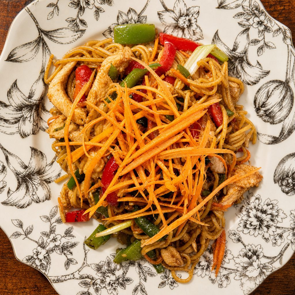 Garlic Noodle.