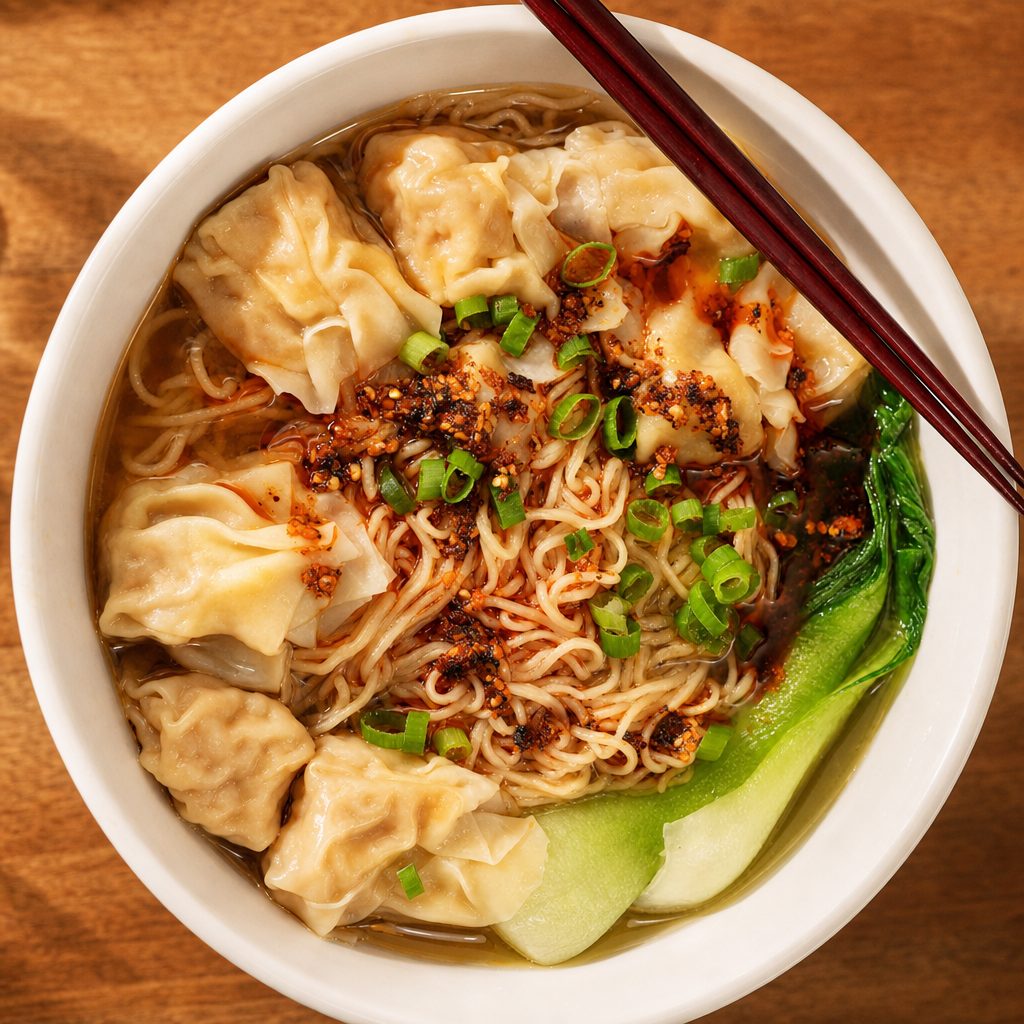 Wonton Mee Soup.